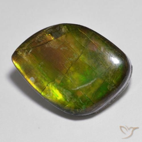 amolita Multicolorido Natural 15.05ct, Chique, Opaco