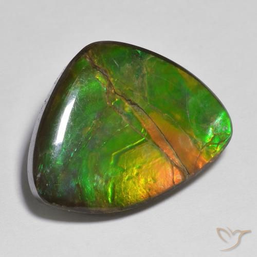 amolita Multicolorido Natural 17.37ct, Chique, Opaco