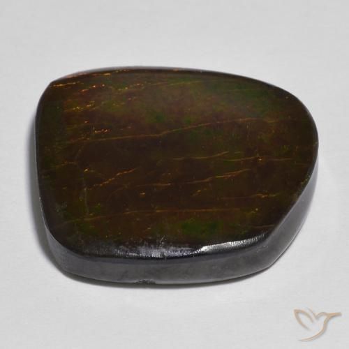 amolita Multicolorido Natural 16.86ct, Chique, Opaco