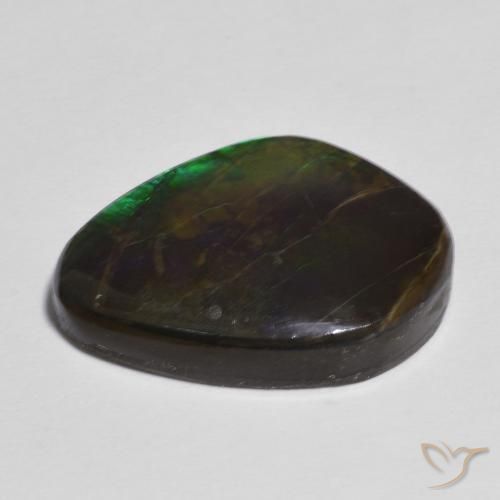 amolita Multicolorido Natural 11.06ct, Chique, Opaco
