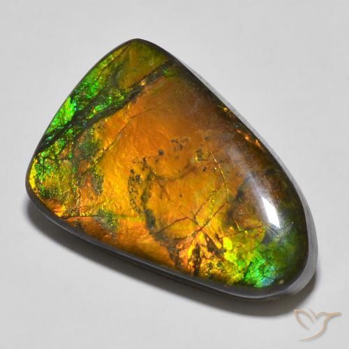 16.68ct Natural Multicolorido amolita, Chique, Opaco
