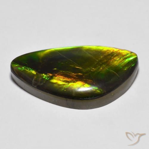 amolita Multicolorido Natural 14.81ct, Chique, Opaco