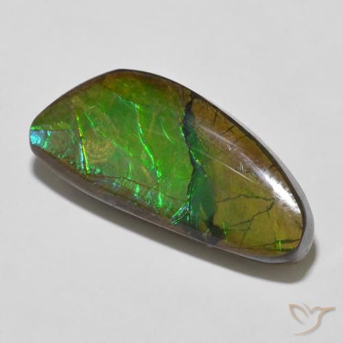 amolita Multicolorido Natural 12.56ct, Chique, Opaco