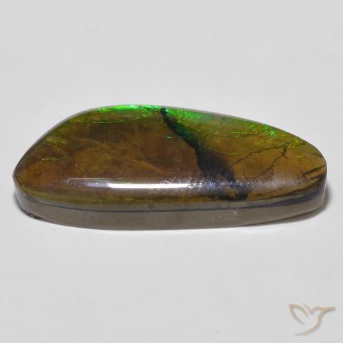 amolita Multicolorido Natural 12.56ct, Chique, Opaco