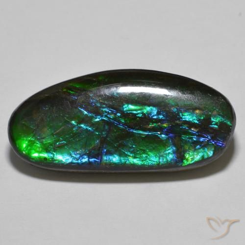 amolita Multicolorido Natural 18.92ct, Chique, Opaco