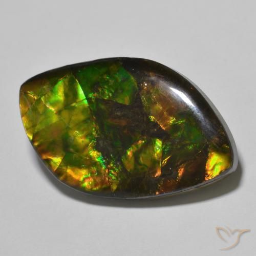 amolita Multicolorido Natural 22.60ct, Chique, Opaco