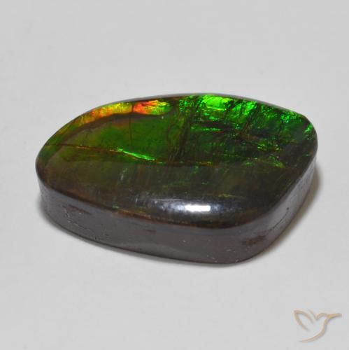 amolita Multicolorido Natural 13.47ct, Chique, Opaco