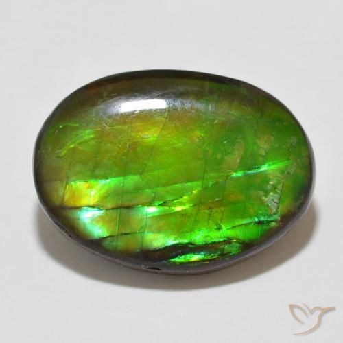12.26ct Natural Multicolorido amolita, oval, Opaco