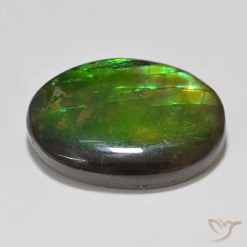 amolita Multicolorido Natural 12.26ct, oval, Opaco