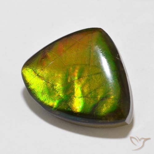 amolita Multicolorido Natural 11.47ct, Chique, Opaco