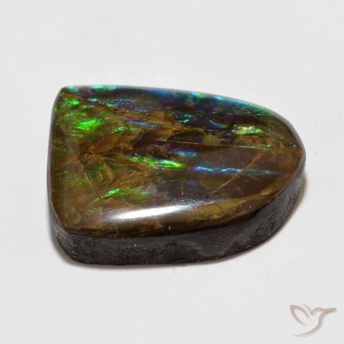 amolita Multicolorido Natural 15.49ct, Chique, Opaco