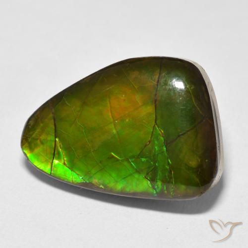 amolita Multicolorido Natural 13.40ct, Chique, Opaco