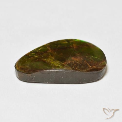amolita Multicolorido Natural 14.61ct, Chique, Opaco
