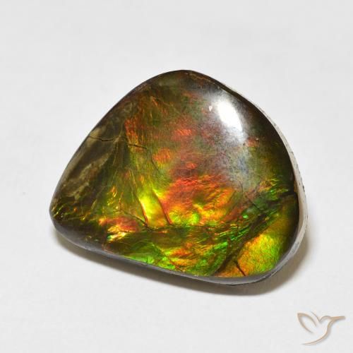 amolita Multicolorido Natural 11.60ct, Chique, Opaco