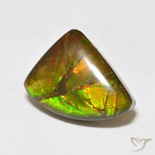 amolita Multicolorido Natural 10.22ct, Chique, Opaco