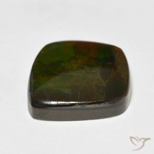 amolita Multicolorido Natural 11.81ct, Chique, Opaco