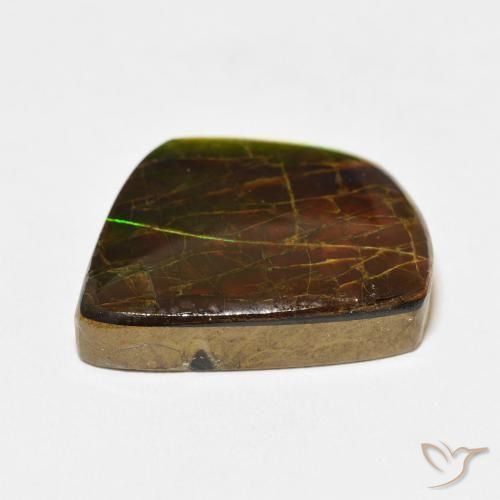 amolita Multicolorido Natural 21.56ct, Chique, Opaco