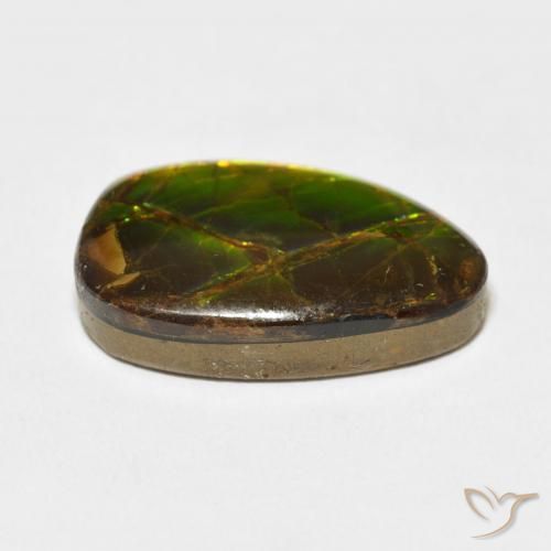 amolita Multicolorido Natural 11.07ct, Chique, Opaco