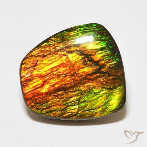 11.47ct Natural Multicolorido amolita, Chique, Opaco