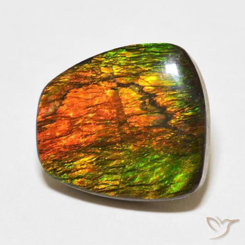amolita Multicolorido Natural 11.47ct, Chique, Opaco