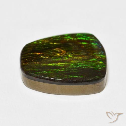 amolita Multicolorido Natural 11.47ct, Chique, Opaco