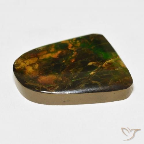 amolita Multicolorido Natural 20.38ct, Chique, Opaco