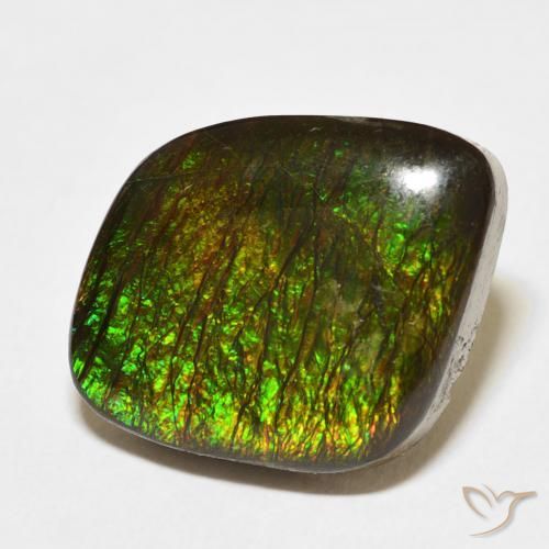 amolita Multicolorido Natural 10.62ct, Chique, Opaco