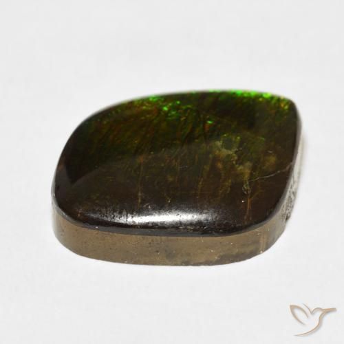 amolita Multicolorido Natural 10.62ct, Chique, Opaco