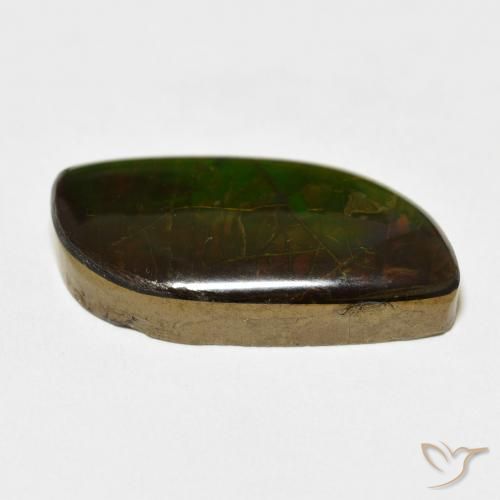 amolita Multicolorido Natural 14.45ct, Chique, Opaco