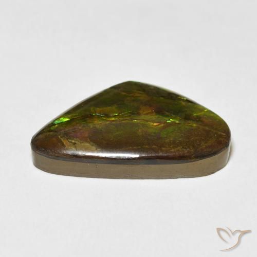 amolita Multicolorido Natural 13.60ct, Chique, Opaco