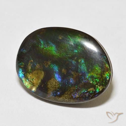 amolita Multicolorido Natural 15.59ct, Chique, Opaco