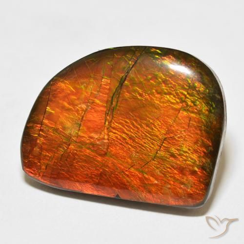 amolita Multicolorido Natural 21.11ct, Chique, Opaco