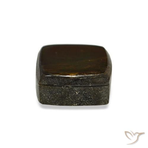 Ammolita multicolorido natural 1,04ct, baguete, opaco