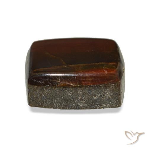 Ammolita multicolorido natural 2,43ct, baguete, opaco
