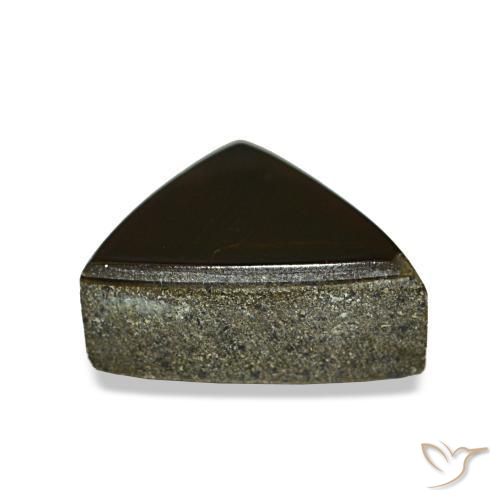 Ammolita multicolorido natural 1,53ct, trillion, opaco