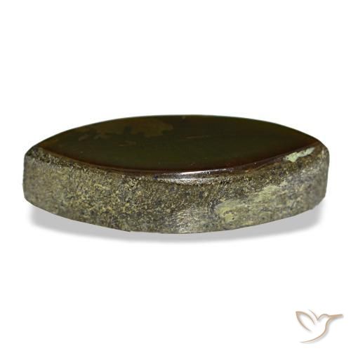 Ammolita multicolorido natural 2,22ct, marquise, opaco