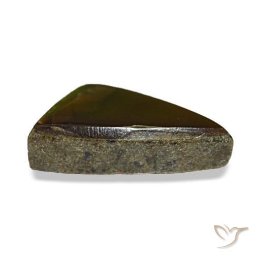 Ammolita multicolorido natural 1,11ct, trillion, opaco