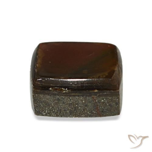 Ammolita multicolorido natural 2,96ct, baguete, opaco