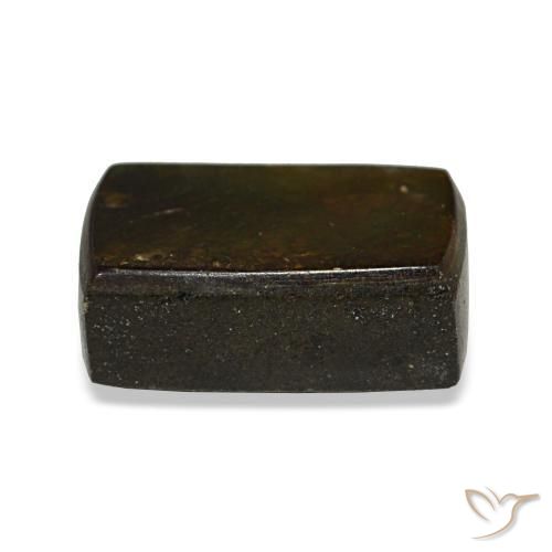 Ammolita multicolorido natural 2,96ct, baguete, opaco