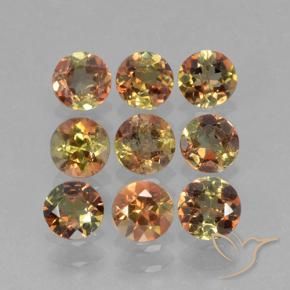 Pedras preciosas de Andaluzita Multicolorido natural de 2.37 ct, Corte Redondo, VS-SI