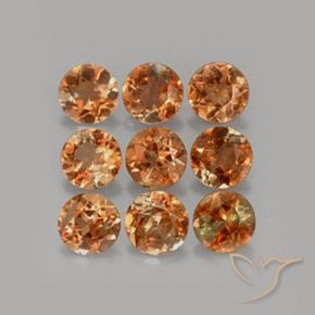 Pedras preciosas de Andaluzita Multicolorido natural de 2.24 ct, Redondo, VS