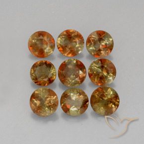 Pedras preciosas de Andaluzita Multicolorido natural de 2.39 ct, Redondo, VS-SI