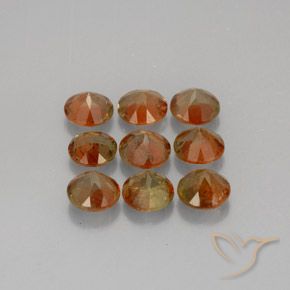 Pedras preciosas de Andaluzita Multicolorido natural de 2.39 ct, Redondo, VS-SI