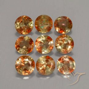 Pedras preciosas de Andaluzita Multicolorido natural de 2.26 ct, Redondo, VS-SI