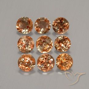 2.25ctw Natural Multicolorido Andaluzita, Redondo, VS-SI