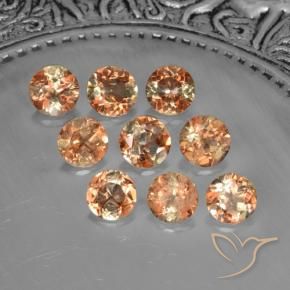 Pedras preciosas de Andaluzita Multicolorido natural de 2.27 ct, Redondo, VS-SI