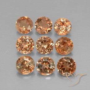 Pedras preciosas de Andaluzita Multicolorido natural de 2.31 ct, Redondo, VS-SI