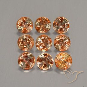 Pedras preciosas de Andaluzita Multicolorido natural de 2.38 ct, Redondo, VS-SI