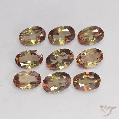 3.61ctw Natural Multicolorido Andaluzita, oval, VS-SI