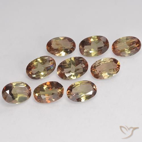 Pedras preciosas de Andaluzita Multicolorido natural de 3.61 ct, oval, VS-SI